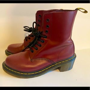 Dr. Martens Clemency Heeled Boot Smooth Leather